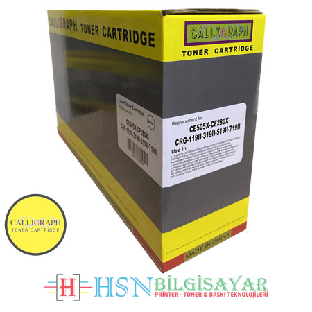 CALLIGRAPH CE505X/CF280X/CRG719H MUADİL TONER